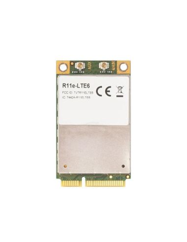 Mikrotik R11e-Lte6 Minipci-E Card, Category 6 Lte, 2X Ufl