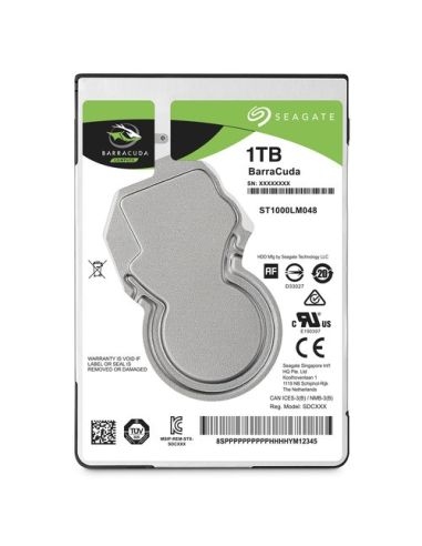Hd Seagate Sata Barracuda 1Tb Gb 2.5 9.5Mm 5400 Rpm 8Mb Cache - St1000lm048