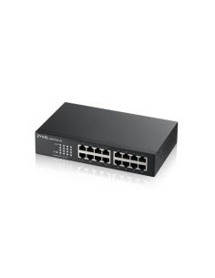 Switch Unmanaged, 16 Porte Gigabit, Design Senza Ventole, Desktop/Rack - Gs1100-16-Eu0103f
