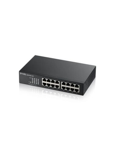 Switch Unmanaged, 16 Porte Gigabit, Design Senza Ventole, Desktop/Rack - Gs1100-16-Eu0103f