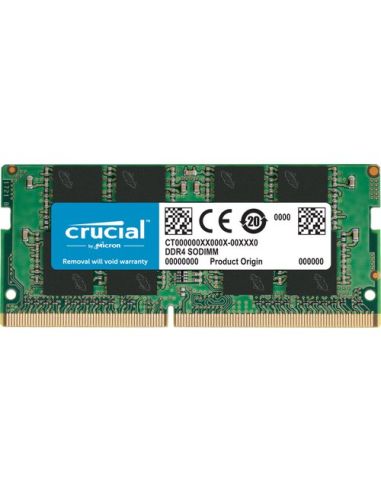 Ddr4 X Nb So-Dimm Crucial  16Gb 2666 Mhz - Cl19 Singlerank - Ct16g4sfra266