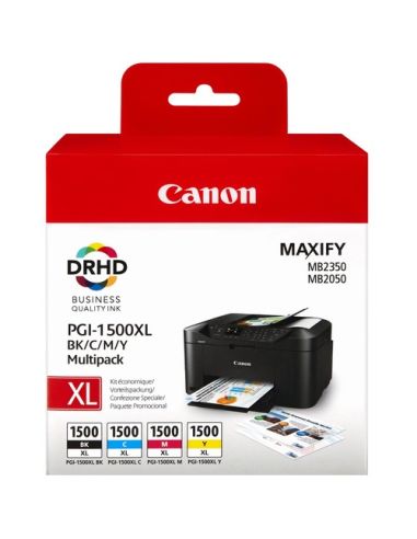 Ink Canon Pgi-1500Xl Bk/C/M/Y X Mb2050 Mb2350 Mb2150 Mb2750