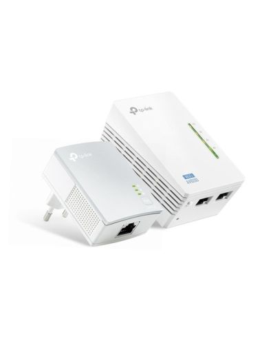 Adattatore Powerline Tp-Link Wireless N Extender Tl-Wpa4220kit Conf.2Pz Av600 300Mbps 2 Porte Ethernet
