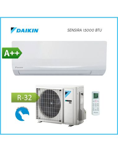 Condizionatore Daikin Sensira 15000Btu Gas R32 Classe A Wifi Control