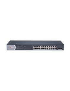 Switch Hikvision 24P Gigabit Poe  2 Uplink Gigabit Sfp Budget Poe 225W L2 Unmanaged - Ds-3E0526p-E/M