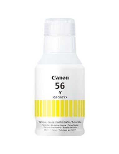 Ink Canon Gi-56 Y Giallo Flacone Da 135Ml 14.000Pp X Maxify Gx5050 Gx6050 Gx7050