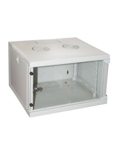 Rack Link 19'' Armadio 6 Unita' Da Muro Per Reti (A)350X(L)540X(P)450Mm Assemblato Colore Grigio - Lk1907ug