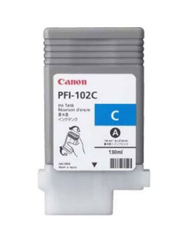 Canon Serbatoio Inch. Ciano Pfi-102C Singolo (130Ml) 0896B001 X Ipf 610/710/720/605/510