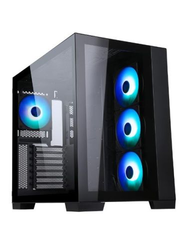 Case Itek Tower Dark Cave Gaming  2*Usb3,1*Usb-C 4*12Cm Fan Argb, Trasp Wind, -  Itgcadcagb