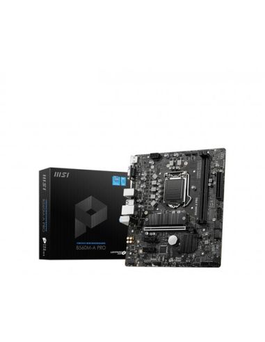 Mb Msi B560m-A Pro B560 Lga1200 (Rocket Lake - Compatib. Comet Lake) 2Ddr4 Vga*Hdmi Pcie  , 6*Sata,M.2 Matx