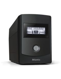 Ups Atlantis A03-Hp851 850Va (480W) Sinewave Line Interactive Technology, Dysplay Lcd E Led Stato Ups