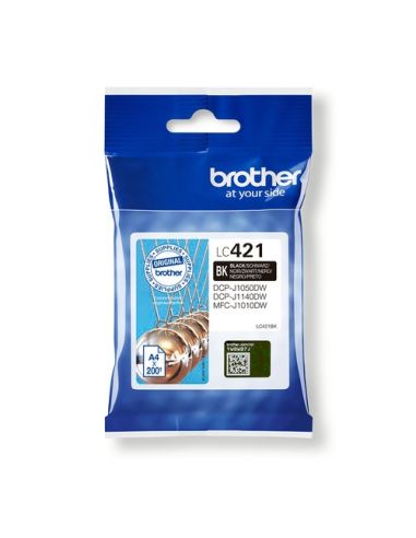 Ink Brother Lc-421Bk Nero 200Pp X Dcp-J1050dw Mfc-J1010dw