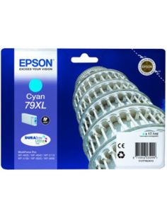 Ink Epson C13t79024010 Ciano Torre Di Pisa (Taglia Xl) X Wf-5110Dw Wf-5190Dw Wf-5620Dwf Wf-5690Dwf Wf-4630Dwf Wf-4640Dtwf