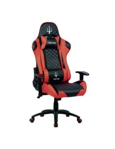 Sedia Triton By Atlantis Gaming Chair X3 Schienale E Seduta Imbottiti Carbon Feel Formato Racing NeroRosso P050-X3-Br
