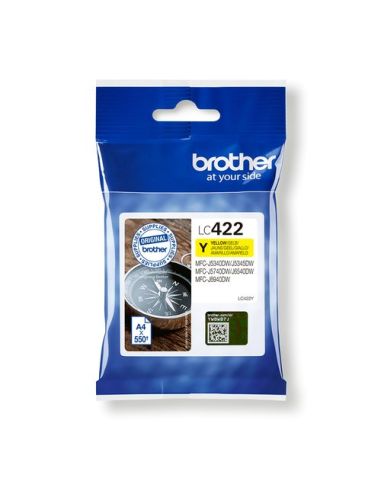 Ink Brother Lc-422Y Giallo 550Pp X Mfc-J5340dw Mfc-J5740dw Mfc-J6540dw Mfc-J6940dw
