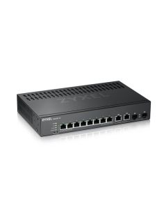 Switch Zyxel Gs2220-10-Eu0101f 8P Gigabit 2P (Rj-45/Sfp) , Ipv6, Vlan, Rack Managed Layer 2 Fanless