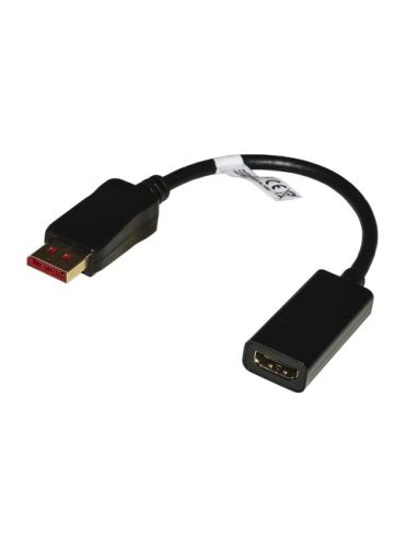 Adattatore Displayport 1.4 Maschio - Hdmi 2.0 Femmina Contatti Dorati 4Kx2k60hz Hdr Rgb4:4:4