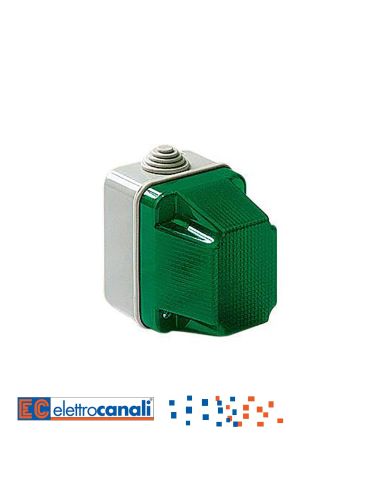 Spia Di Segnalazione Lum. Ip55 Verde