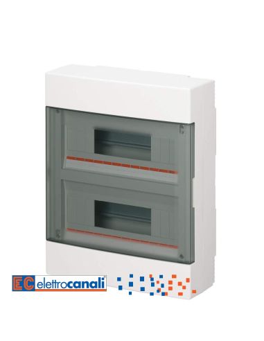 Centr.Parete Ip40 Portella Trasp.24Moduli B