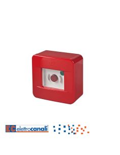 Pulsante Emerg. 85X85x47 2 Scambi