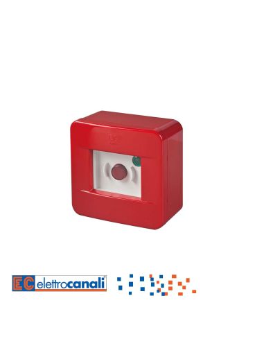 Pulsante Emerg. 85X85x47 2 Scambi