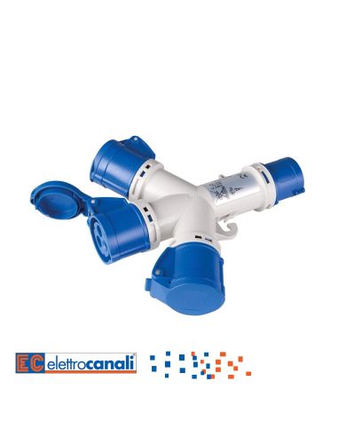 Moltiplicatore 3 Uscite Ip44 220 2Pt 16