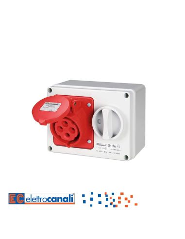 Presa Iosbf Con Fondo Ip44 380V 3Pt16a