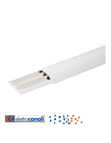 Canale A Pavimento Bianco Mm. 75X17