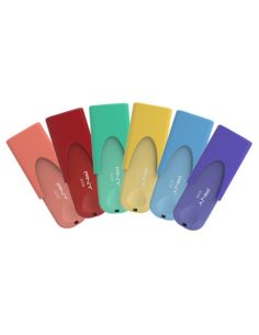 Flash Drive Pny Usb 2.0 32Gb  Attache 4 - (Pacco Da 3 Pen Drive) Yelow, Green, Blue  Fd32gatt4colygbx3-Ef