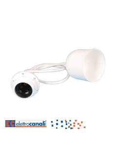 Sospensione E27-80 Cm Bianco