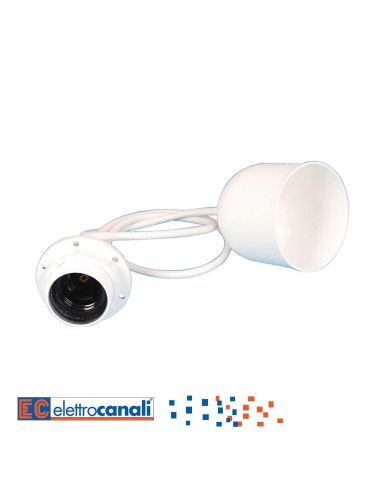 Sospensione E27-80 Cm Bianco