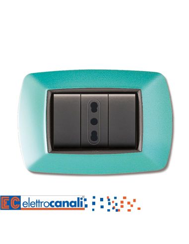 Placca Life 3 Postigommata Verde Acqua