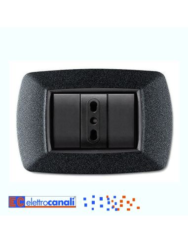 Placca Life 3 Postivulcan. Grigio Notte