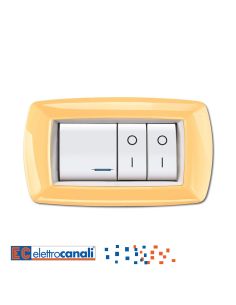 Placca Life 4 Postigiallo Pastello