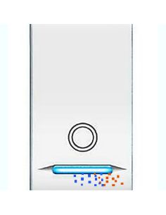 Pulsante Unipolare Life Illum.16A Bianco