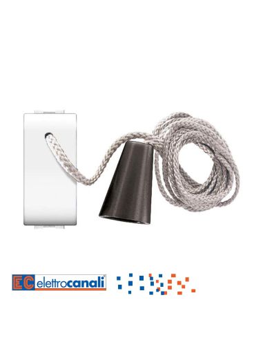 Pulsante Unipolare Life A Tirante Bianco