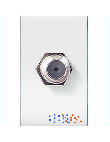 Presa Coassiale Life Sat Tipo F Bianco