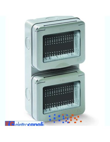 Contenitore Parete Ip55 6 Posti Vert. Li