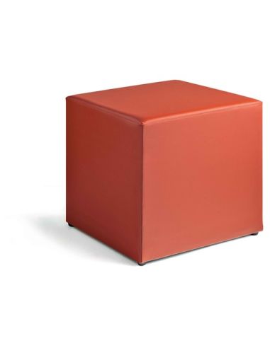 Pouf Imo Quadrato, Interno In Polisterene, Con Piedini