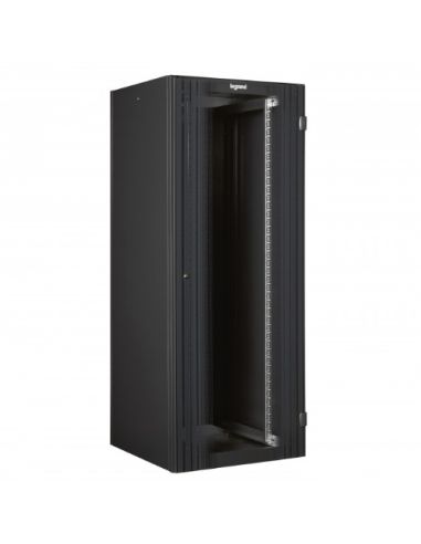 Armadio Rack Da Pavimento Legrand 42U 2026X800x600 Porta In Vetro  2 Montanti Anteriori Ral 7016