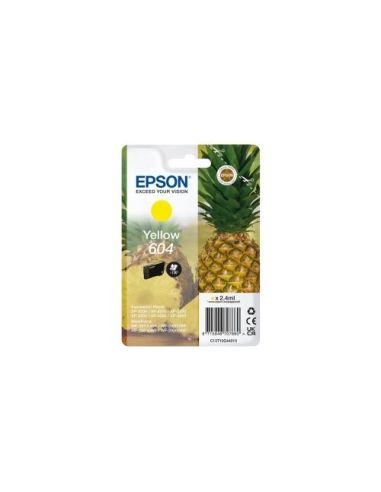 Ink Epson 604 C13t10g44010 Giallo Ananas X Xp-2200 Xp-3200 Xp-4200 Wf-2910Dwf Wf-2930Dwf Wf-2950Dwf