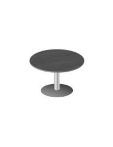 Tavolo Riunioni Tondo Con Basamento Circolare In Metallo Ø 55 - Mts094 Dim.Ø80x72