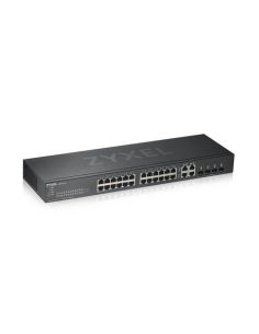 Switch Zyxel Gs1920-24V2 24P Gigabit4P Dual Gigabit-Ipv6,Vlan,Qos,Igmp-Design Senza Ventole,Rack,Web Managed Free Nebula Basic