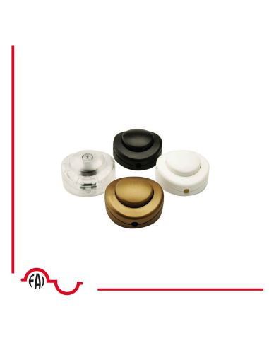 Interruttore Unipolare A Pedale Bianco