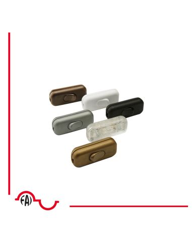 Interruttore Bilanciere Unipolare Nero