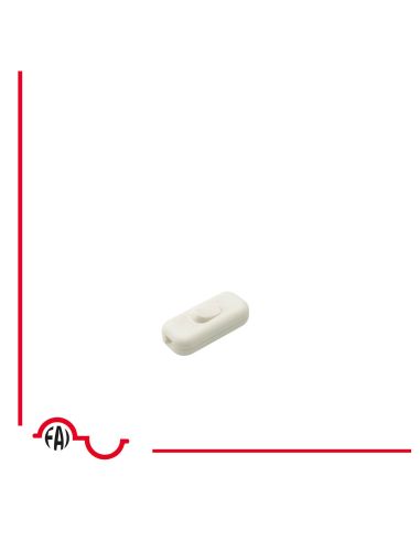 Interruttore A Pulsante Terminale Bianco