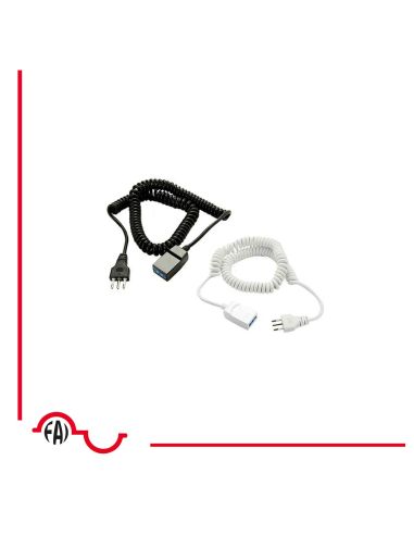 Cavo Spiralato 3X0.75 Bianco 3 M