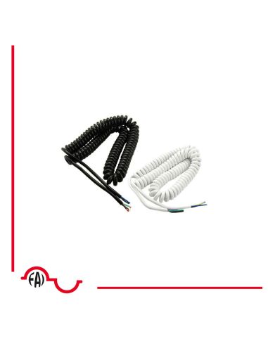 Cavo Spiralato 2X0.75 Bianco 3 M