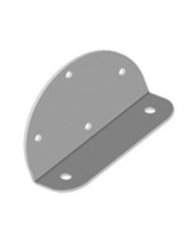 Staffa Ad L Per Fissaggio A Pavimento Tavoli Gamba Legno, Completa Di Materiale Di Fissaggio. (Consigliato N .4 Per Tavolo)