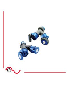 Moltiplicatore 2 Vie 2Pt 16A Ip44